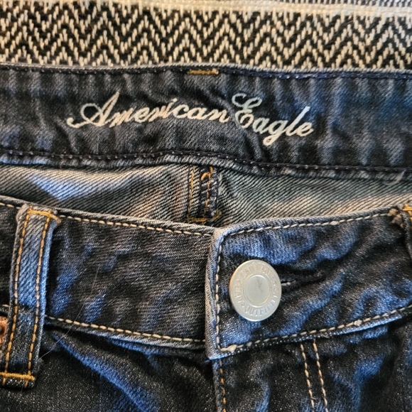 American Eagle Jean Shorts sz 12 - Picture 5 of 5